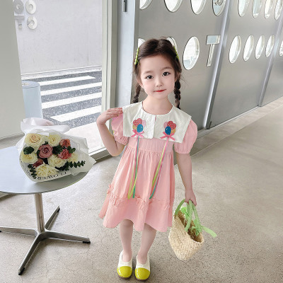 dress girls ellen long tie balloon IDN 24 - dress anak perempuan 